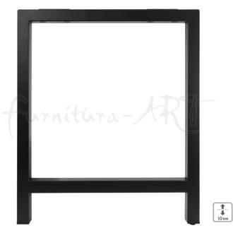 Ножка для стола BR40X40/715 BLC Опоры мебельные