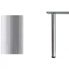 Ножка для стола KIT615.47.A0.E4.RG+CR.812.60 Опоры мебельные