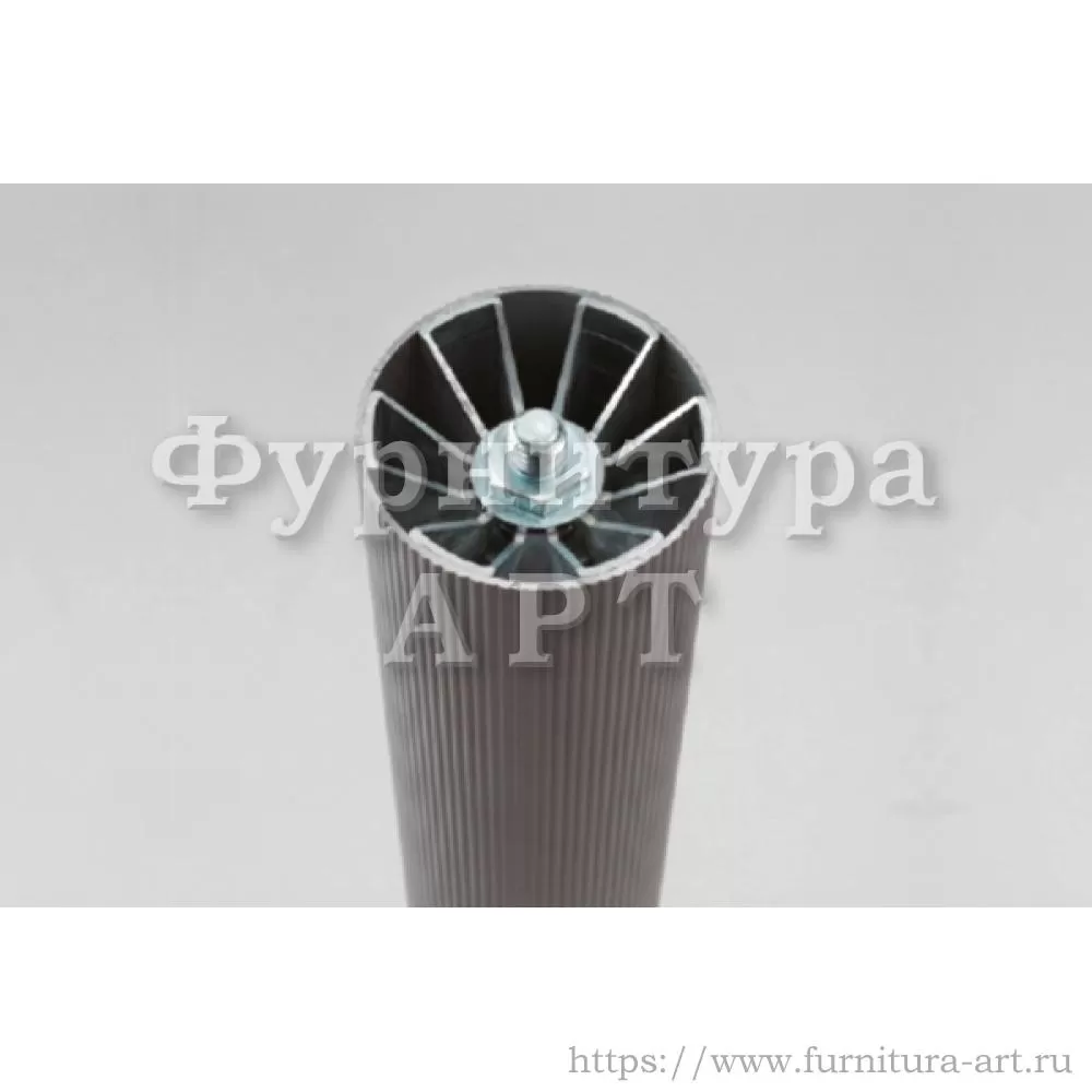 Ножка для стола 615 Crystal Комплект d.60мм Н470 для стеклянного стола, d=60*470 мм, материал металл, цвет алюминий рифленный, арт. KIT615.47.A0.E4.RG+CR.812.60 стоимость 24&nbsp;700 руб.