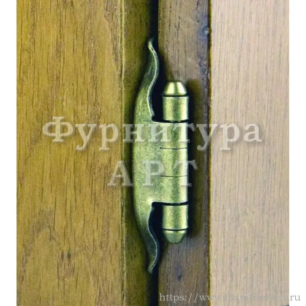 Петля накладная "FORTE", сталь, цвет бронза, арт. 15.90.011-1 стоимость 180 руб.