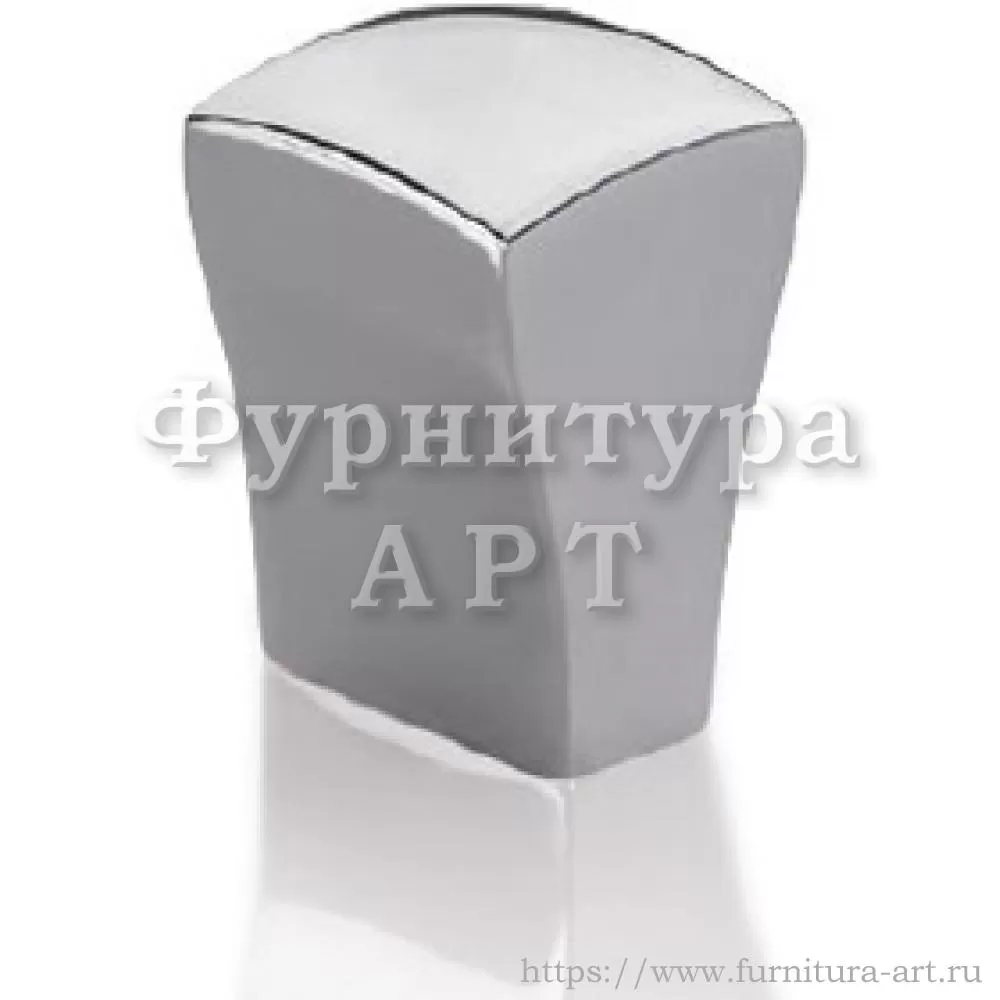 Ручка-кнопка, 16*16*26 мм, материал цамак, цвет хром глянец, арт. 1499-16ZN1X стоимость 495 руб.