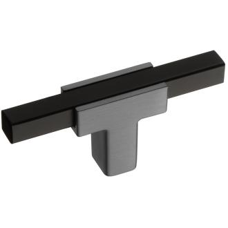 Ручка-кнопка 67-Titanium-Matt Black Мебельные ручки модерн