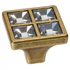 Ручка-кнопка 24200Z02700.07 SW Мебельные ручки эксклюзив