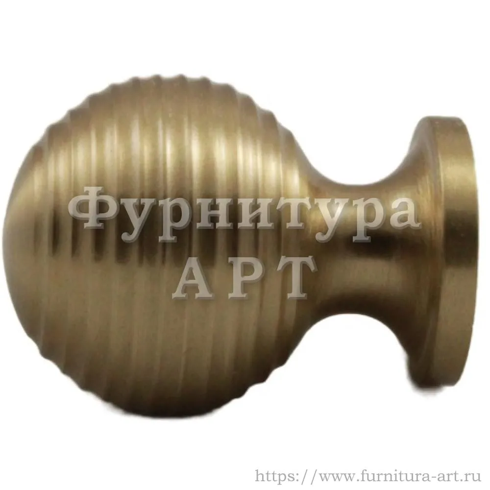 Ручка-кнопка, d=30*44 мм, материал цамак, цвет латунь матовая, арт. 00-00018355 стоимость 1&nbsp;625 руб.
