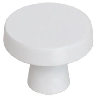 Ручка-кнопка M5310.K.WHITE Мебельные ручки модерн
