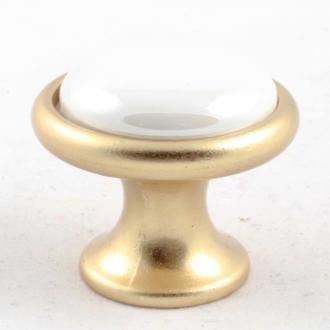 Ручка-кнопка 3008-61-L PEARL Мебельные ручки керамика