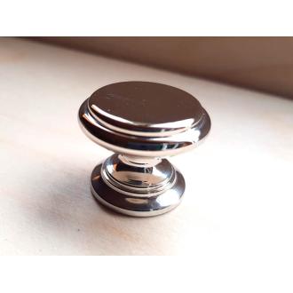 Ручка-кнопка 38720 NIK POL 32 mm Мебельные ручки классика