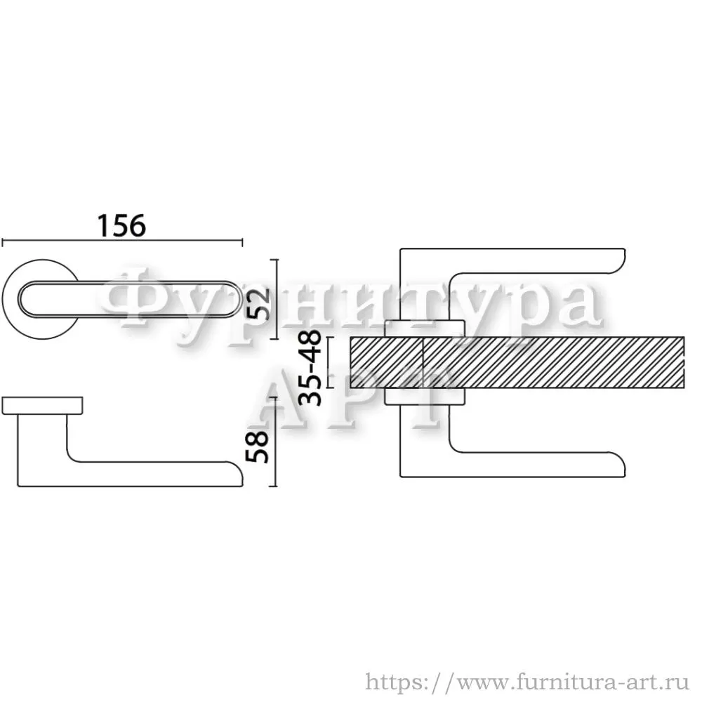Ручка на розетке дверная (комплект 2 шт), материал цамак, цвет глянцевое золото, арт. HA123RO12 GL BOLIVAR стоимость 6&nbsp;755 руб.