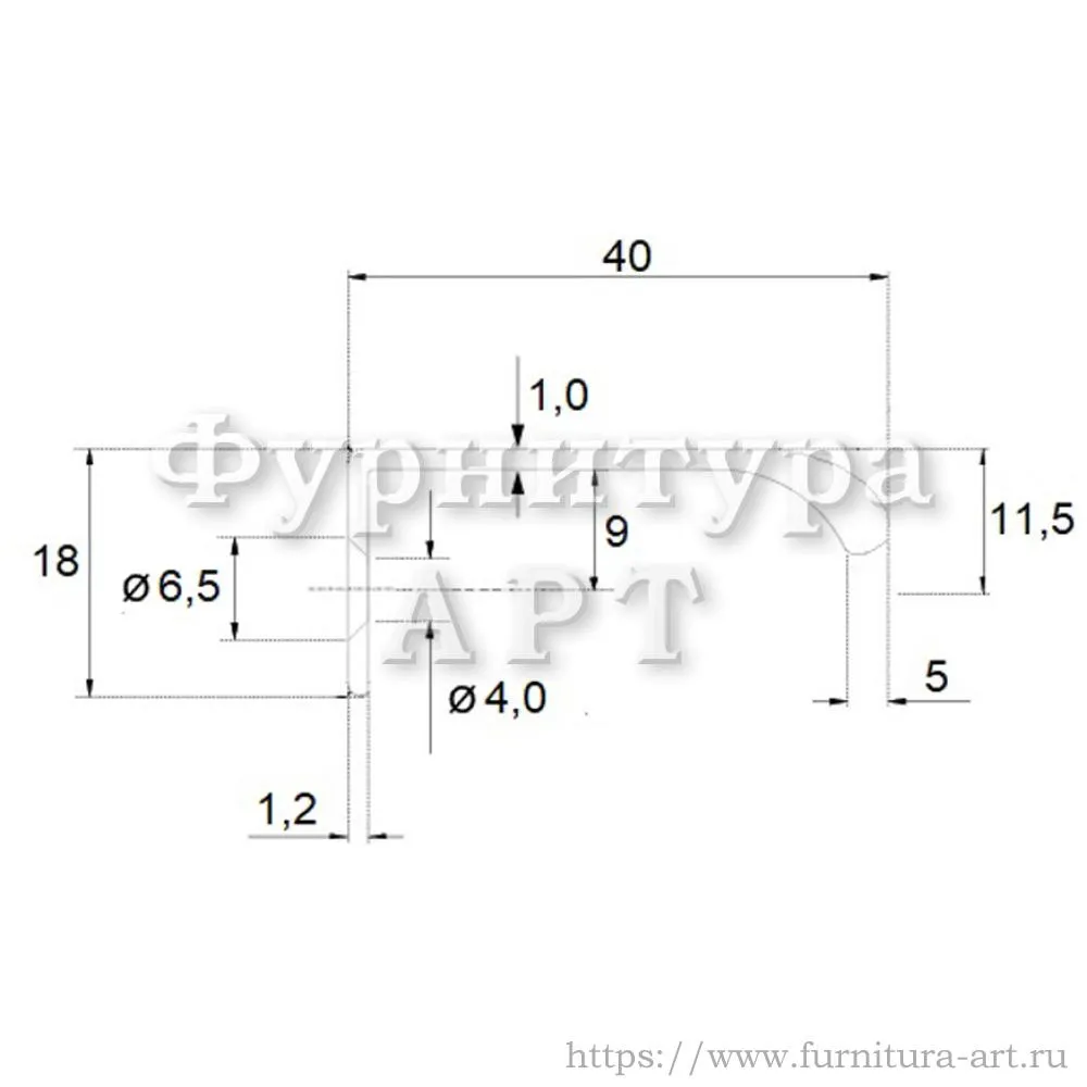Ручка-профиль 32 мм, материал алюминий, цвет чёрный матовый, арт. R6603A.32BLQ стоимость 110 руб.