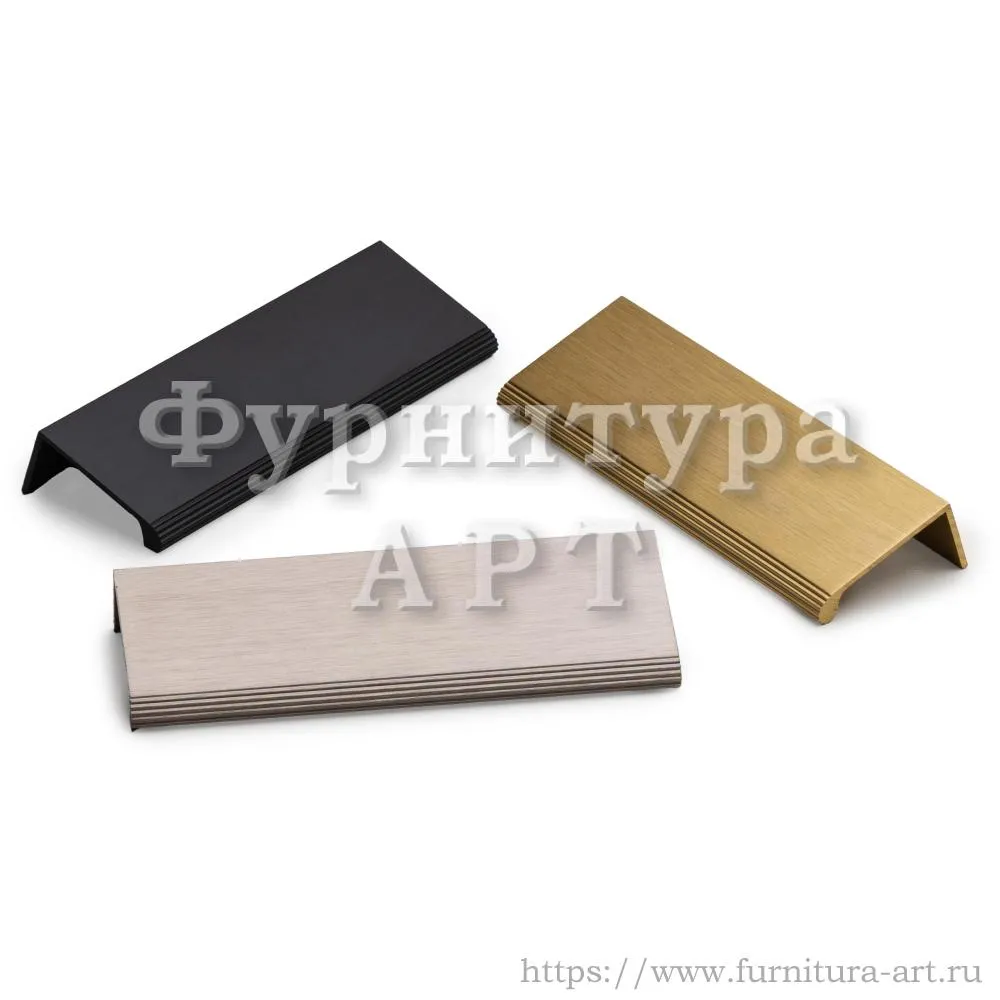 Ручка-профиль торцевая L=50 мм , материал алюминий , цвет брашированный никель, арт. RM2228.32BN стоимость 295 руб.