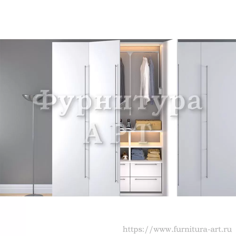 Ручка-рейлинг 1074 мм, материал цамак, цвет темно-серый, арт. 8.1149.1074.0238-0238 стоимость 3&nbsp;740 руб.