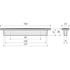 Ручка-скоба 6132-836 Современная классика