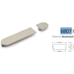 Ручка-скоба 6807 0096 AL6 Мебельные ручки модерн