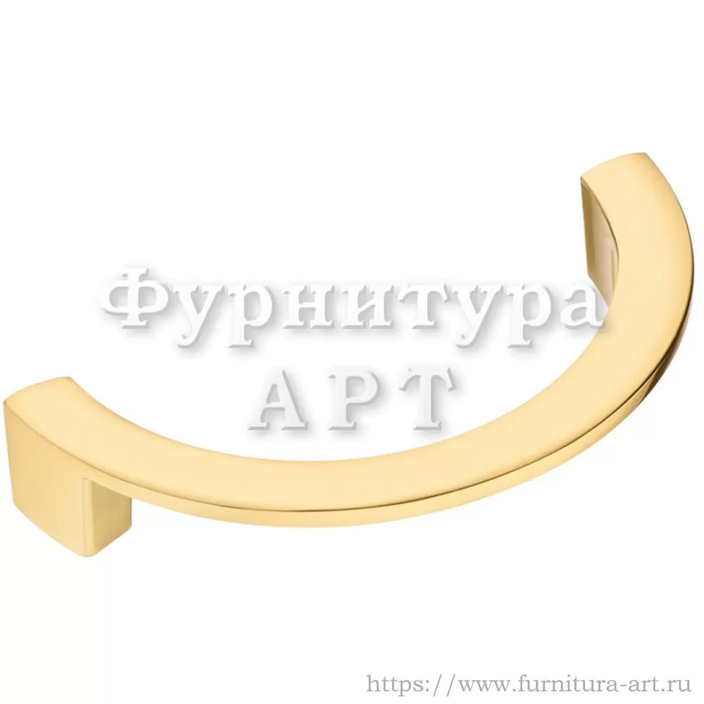Ручка скоба современная классика, цвет глянцевое золото 96 мм, арт. 6250.096 Gold стоимость 650 руб.